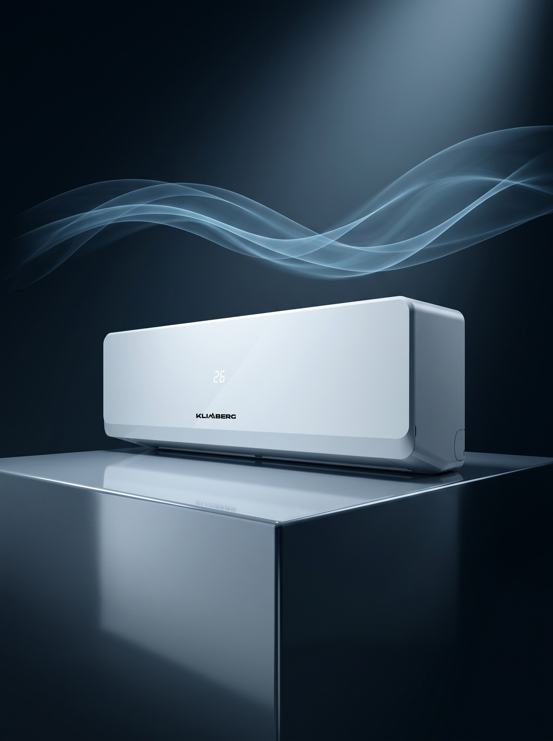 Klimberg AC with airflow visualization